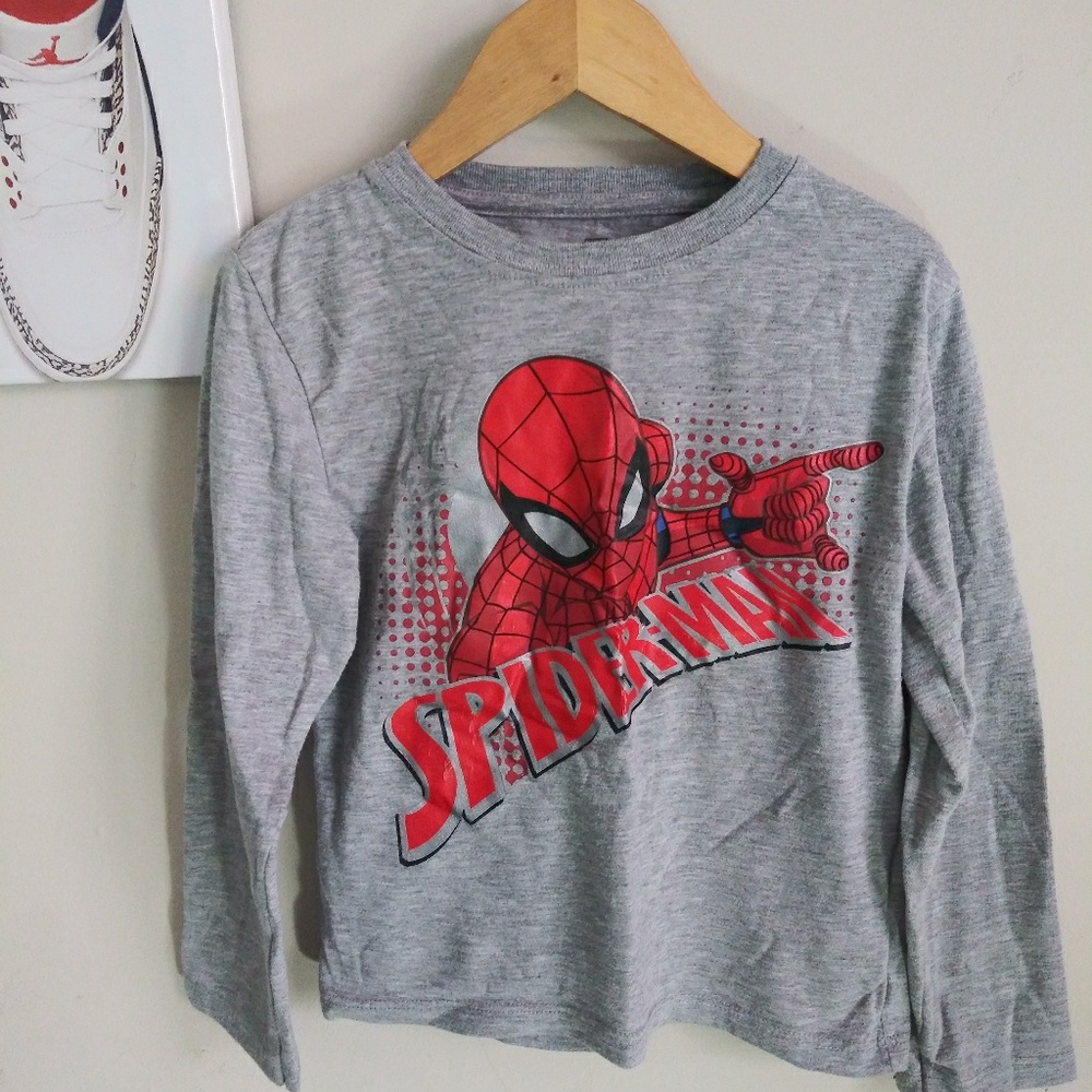 Size 4 Spiderman long sleeve